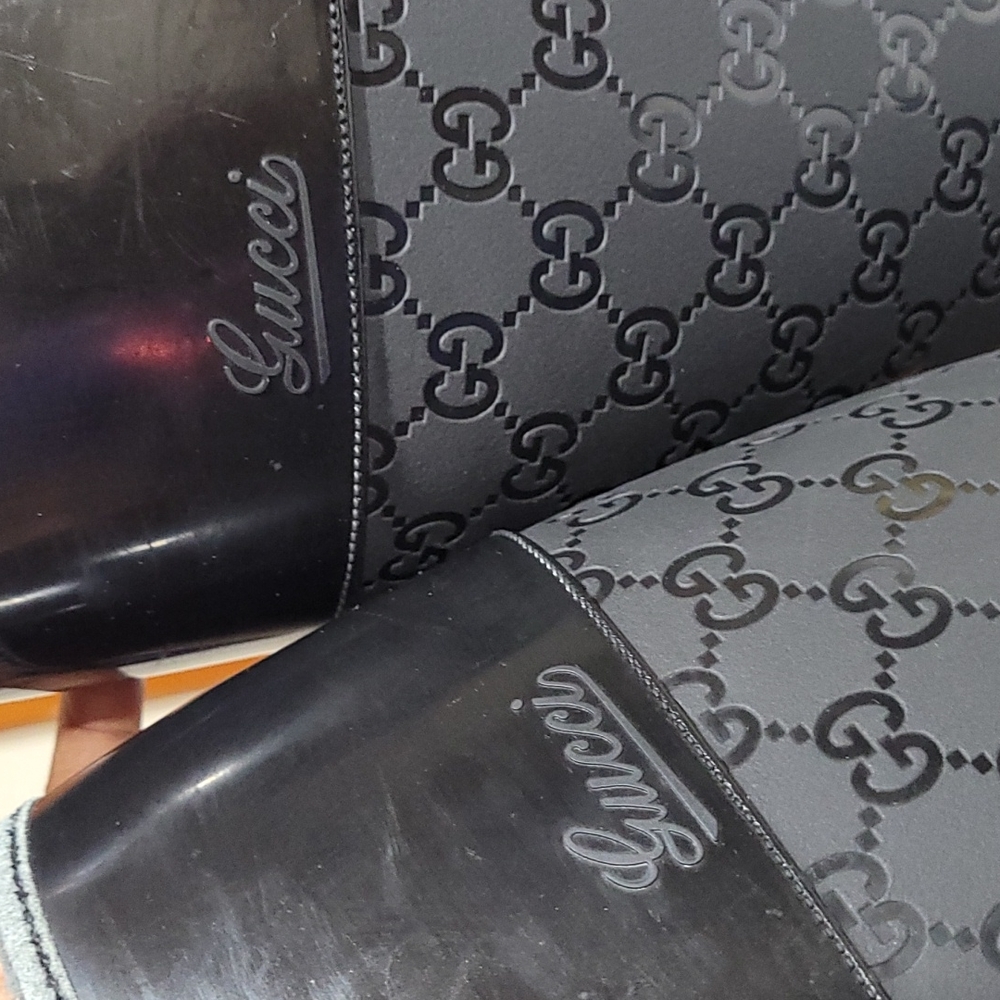 Gucci Knee High Rubber Boots - Picture 16 of 16